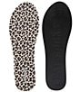 Flat Socks Printed Cushioned Liners 3 Pack, Color:Black/Snow Leopard/Leopard - Image 4