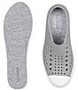Flat Socks Microwool Cushioned Liners, Color:Light Heather Grey - Image 4