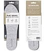 Flat Socks Microwool Cushioned Liners, Color:Light Heather Grey - Image 5