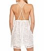Flora Nikrooz Meg Embroidered Satin Lace Bridal Chemise - Image 2