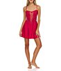 Flora Nikrooz Showstopper Lace Semi-Sweetheart Neck Spaghetti Strap ...