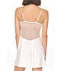 Color:Ivory - Image 2 - Showstopper Lace Semi-Sweetheart Neck Spaghetti Strap A-Line Chemise