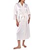 Flora Nikrooz Skyler Luxe Long Sleeve Stretch Satin Long Robe - Image 1
