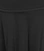 Fornia Mid Rise Flyaway Skort, Color:Black - Image 4