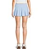 Fornia Mid Rise Flyaway Skort, Color:Blue - Image 2