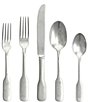 Fortessa Ashton Antiqued 5-piece Stainless Steel Flatware Set - Image 1