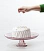 Fortessa Jupiter Beaded Cake Stand, Color:Pink - Image 2
