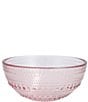 Color:Pink - Image 1 - Jupiter Glass Cereal Bowl
