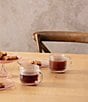 Fortessa Jupiter Glass Coffee Mugs, Set of 6, Color:Clear - Image 4