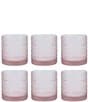 Fortessa Jupiter Triple Old-Fashioned Glasses, Set of 6, Color:Pink - Image 1