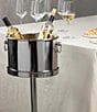 Fortessa Oval Wine Bucket with Stand, Color:Silver - Image 2