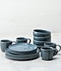 Fortessa Svelte 16-Piece Dinnerware Set, Color:Deep Blue - Image 2