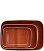 Fortessa Svelte 3-Piece Baker Set, Color:Terracotta - Image 1