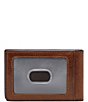 Color:Cognac - Image 2 - Andrew Eco Leather Front Pocket Bifold Wallet