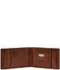 Color:Cognac - Image 3 - Andrew Eco Leather Front Pocket Bifold Wallet