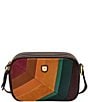 Fossil Danni Leather Patchwork Crossbody Bag - Image 1
