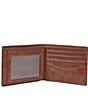 Color:Brown - Image 3 - Derrick Flip ID Bifold Wallet