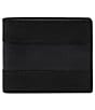 Color:Black - Image 1 - Everett Two Windows Bifold Leather Wallet