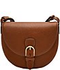 Fossil Everleigh Leather Large Flap Crossbody Bag, Color:Brown - Image 1