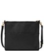 Color:Black - Image 2 - Fiona Large Leather Crossbody Bag