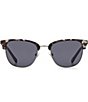 Color:Gray Havana - Image 2 - FOS2113GS 51mm Square Sunglasses