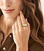 Fossil Gold Tone Stainless Steel Ring Watch - Image 5