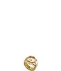 Fossil Gold Tone Stainless Steel Ring Watch - Image 1