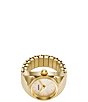 Fossil Gold Tone Stainless Steel Ring Watch - Image 3