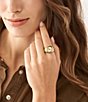 Fossil Gold Tone Stainless Steel Ring Watch - Image 5