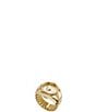 Fossil Gold Tone Stainless Steel Ring Watch - Image 1