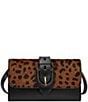 Fossil Harwell Leopard Print Buckled Wallet Crossbody Bag, Color:Leopard - Image 1
