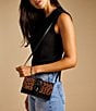 Fossil Harwell Leopard Print Buckled Wallet Crossbody Bag, Color:Leopard - Image 4