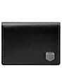 Color:Black - Image 1 - Hayes Card Bifold Leather Wallet