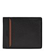 Fossil Huntington Leather Passcase, Color:Black - Image 1