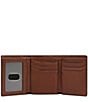 Fossil Huntington Trifold Leather Wallet, Color:Medium Brown - Image 3