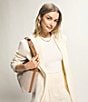 Fossil Jessie Contrast Trim Bucket Bag, Color:Neutral Multi - Image 5