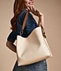 Fossil Jessie Leather Bucket Shoulder Bag, Color:Vanilla - Image 4