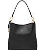 Fossil Jessie Leather Bucket Shoulder Bag, Color:Black - Image 1