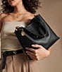 Fossil Jessie Leather Bucket Shoulder Bag, Color:Black - Image 4
