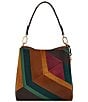 Fossil Jessie Patchwork Leather Suede Bucket Bag - Image 2