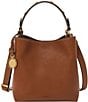 Fossil Jessie Small Bucket Crossbody Bag, Color:Brown - Image 1