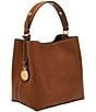Color:Brown - Image 4 - Jessie Small Bucket Crossbody Bag