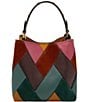 Fossil Jessie Small Patchwork Bucket Crossbody Shoulder Bag, Color:Patchwork - Image 2