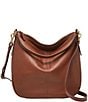 Color:Brown - Image 1 - Jolie Leather Hobo Bag