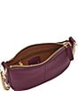 Color:Amethyst - Image 3 - Jolie Mini Baguette Crossbody Bag