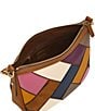Color:Brown Patchwork - Image 3 - Jolie Patchwork Crossbody Shoulder Bag
