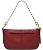 Color:Scarlet - Image 2 - Jolie Studded Baguette Convertible Shoulder Crossbody Bag