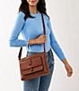 Color:Brown - Image 5 - Kinley Leather Crossbody Bag