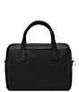 Fossil Lainey Leather Satchel Bag, Color:Black - Image 2