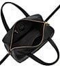 Fossil Lainey Leather Satchel Bag, Color:Black - Image 3